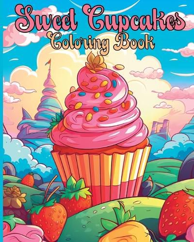 Cover image for Sweet Cupcakes Coloring Book