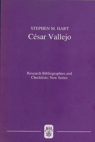 Cesar Vallejo: A Literary Biography