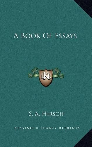 A Book of Essays