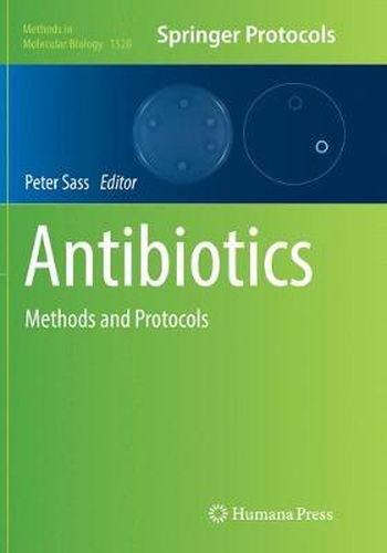 Cover image for Antibiotics: Methods and Protocols