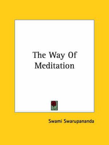 Cover image for The Way of Meditation