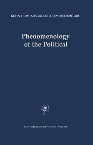 Cover image for Phenomenology of the Political