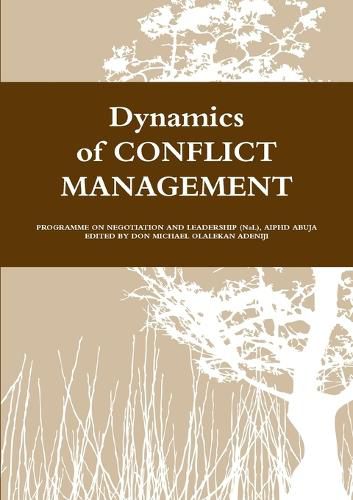 Cover image for Dynamics of Conflict Management I