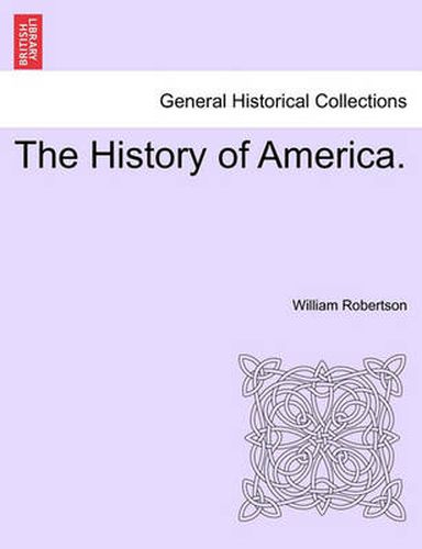 Cover image for The History of America.