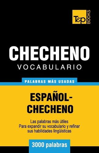 Cover image for Vocabulario espanol-checheno - 3000 palabras mas usadas