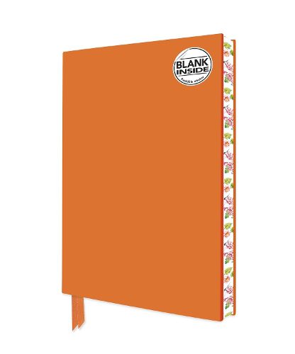 Cover image for Orange Blank Artisan Notebook (Flame Tree Journals)