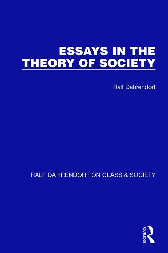 Cover image for Essays in the Theory of Society