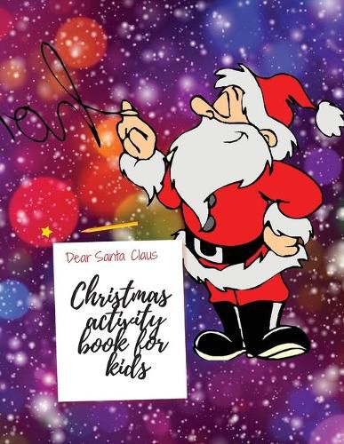 Cover image for Christmas activity book for kids
