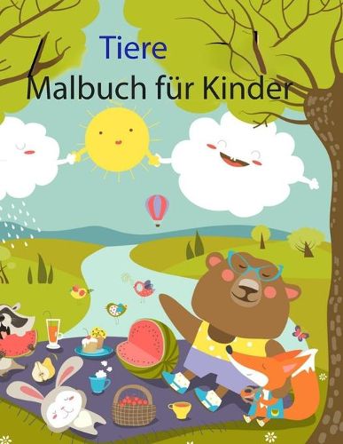 Cover image for Tiere Malbuch fur Kinder