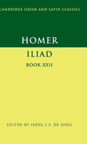 Cover image for Homer: Iliad Book 22