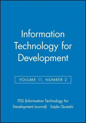 Cover image for Information Technology for Development