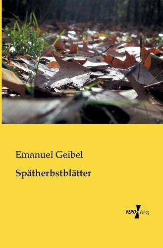 Cover image for Spatherbstblatter