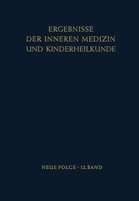 Cover image for Ergebnisse der Inneren Medizin und Kinderheilkunde