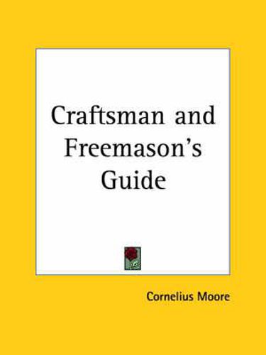 Cover image for Craftsman and Freemason's Guide (1846)