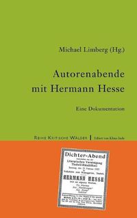 Cover image for Autorenabende mit Hermann Hesse: Eine Dokumentation