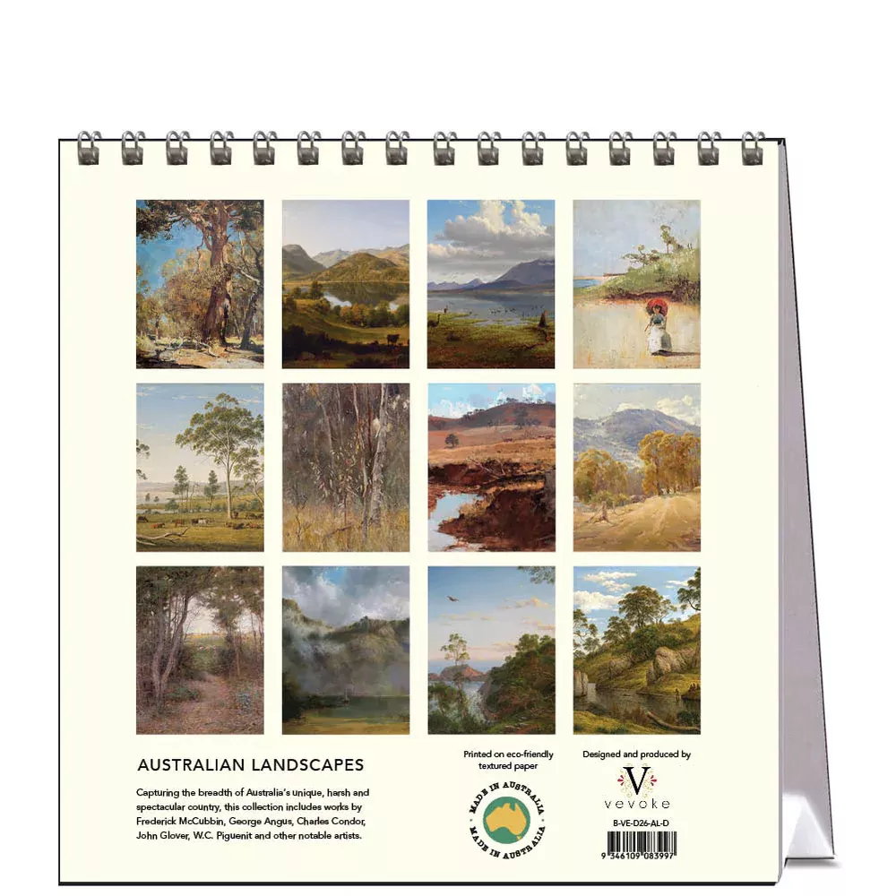 Australian Landscapes Desk Calendar 2026 (B-VE-D26-AL-D)