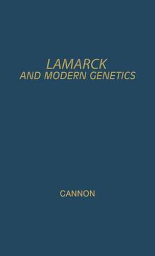 Cover image for Lamarck and Modern Genetics