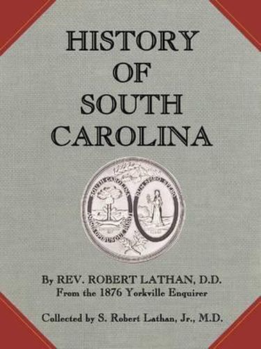 Cover image for History of South Carolina