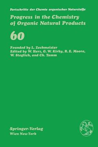 Fortschritte der Chemie organischer Naturstoffe / Progress in the Chemistry of Organic Natural Products