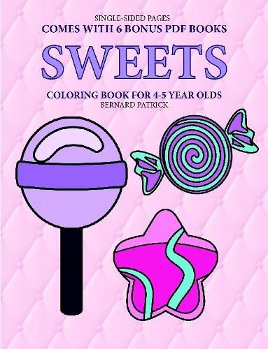 Cover image for Coloring Book for 4-5 Year Olds (Sweets )