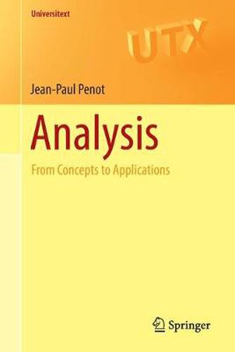 Cover image for Analysis: From Concepts to Applications