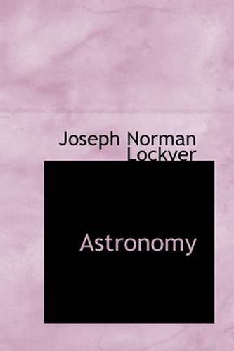 Cover image for Astronomy