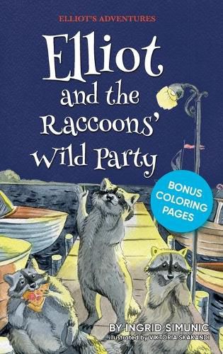 Cover image for Elliot and the Raccoons' Wild Party