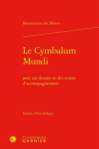 Cover image for Le Cymbalum Mundi