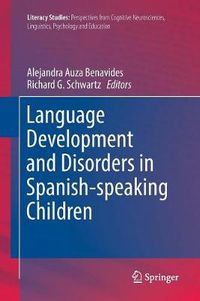 Cover image for Language Development and Disorders in Spanish-speaking Children