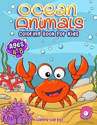 Cover image for Ocean Animals Coloring Book