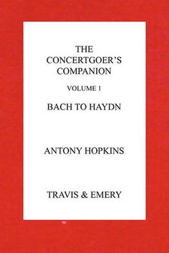 Cover image for The Concertgoer's Companion - Bach to Haydn