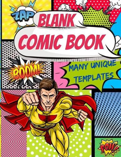 Cover image for Blank Comic Book Many Unique templates