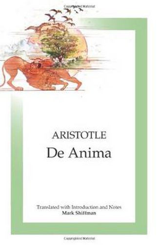 Cover image for De Anima: On the Soul