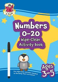 Cover image for New Numbers 0-20 Wipe-Clean Activity Book for Ages 3-5 (with pen)