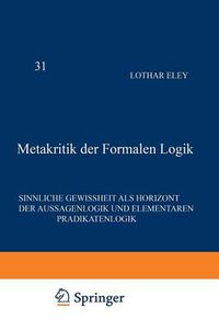 Cover image for Temporary Title 19991119: Sinnliche Gewissheit Als Horizont Der Aussagenlogik Und Elementaren Pr&Auml;Dikatenlogik