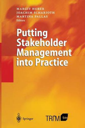 Cover image for Putting Stakeholder Management into Practice