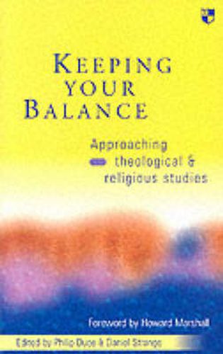 Keeping your balance: Approaching Theological And Religious Studies