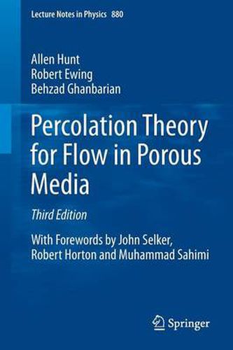 Cover image for Percolation Theory for Flow in Porous Media