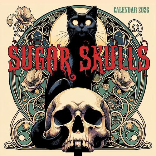 Cover image for Sugar Skulls Wall Calendar 2026 (Art Calendar)