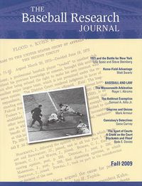 Cover image for The Baseball Research Journal (BRJ), Volume 38 #2