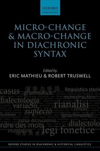 Cover image for Micro-change and Macro-change in Diachronic Syntax