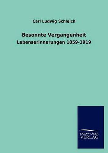 Cover image for Besonnte Vergangenheit