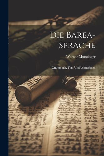 Cover image for Die Barea-Sprache