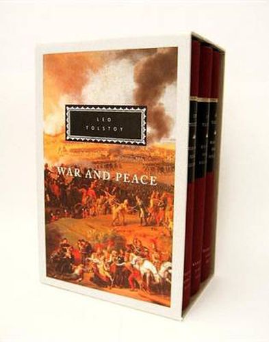 Cover image for War and Peace: 3-Volume Boxed Set; Introduction by R. F. Christian