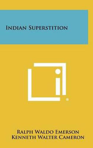 Cover image for Indian Superstition