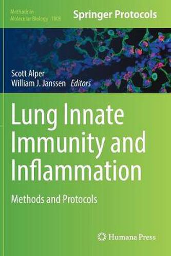 Cover image for Lung Innate Immunity and Inflammation: Methods and Protocols