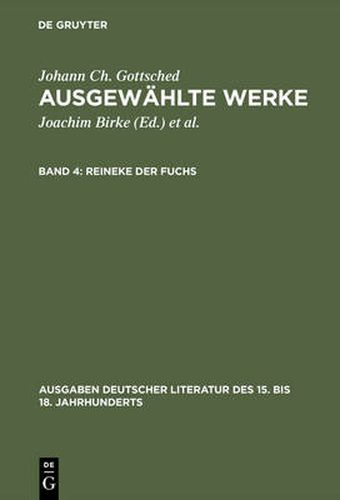 Ausgewahlte Werke, Bd 4, Reineke der Fuchs