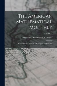 Cover image for The American Mathematical Monthly