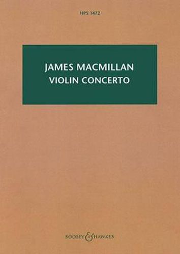 Cover image for Violin Concerto: Hawkes Pocket Scores Hps 1472