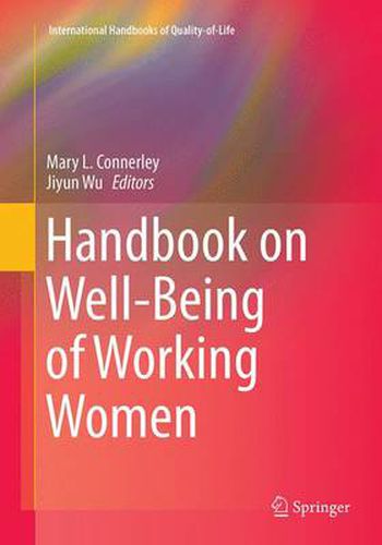 Cover image for Handbook on Well-Being of Working Women